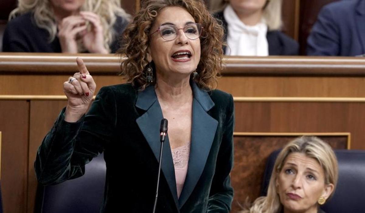 María Jesús Montero, vicepresidenta primera del Gobierno y ministra de Hacienda.
