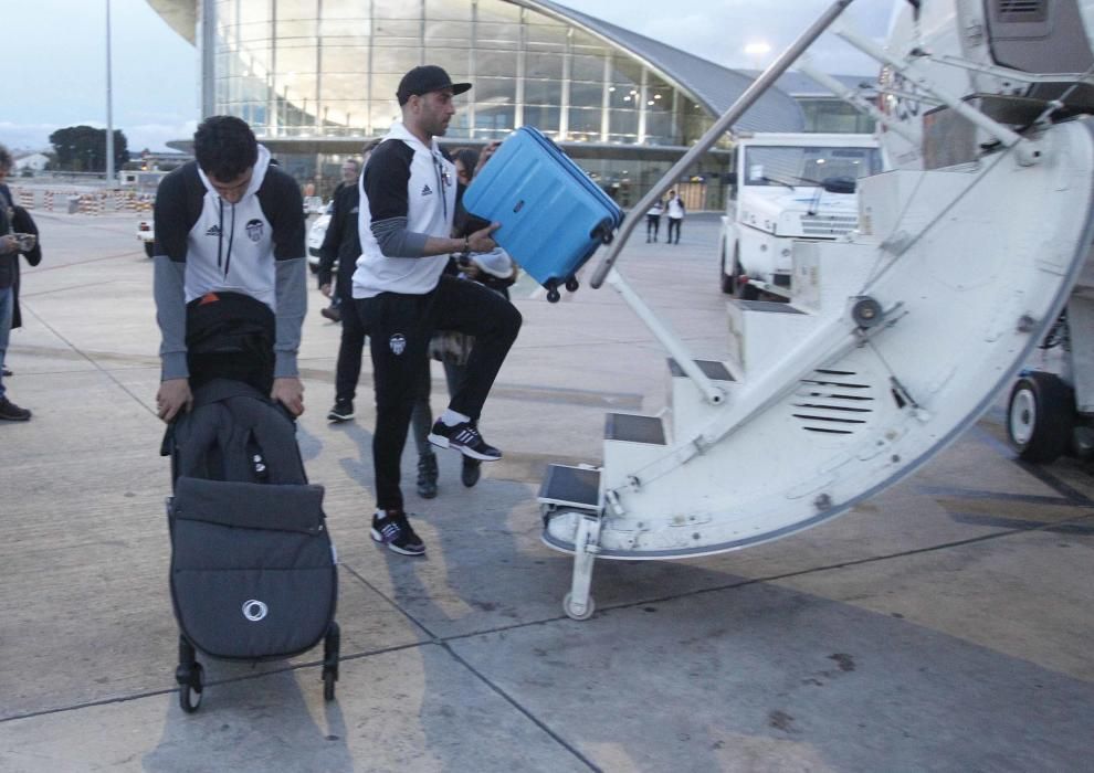 El Valencia ya está en Sevilla para el partido contra el Betis