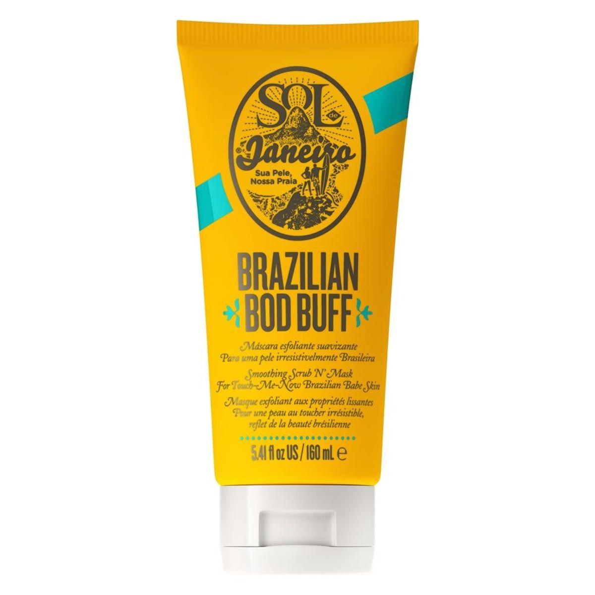Mascarilla exfoliante Brazilian Bod Buff Smoothing Scrub 'N' Mask de Sol Janeiro (Precio: 21,95 euros). Disponible solo en Sephora.