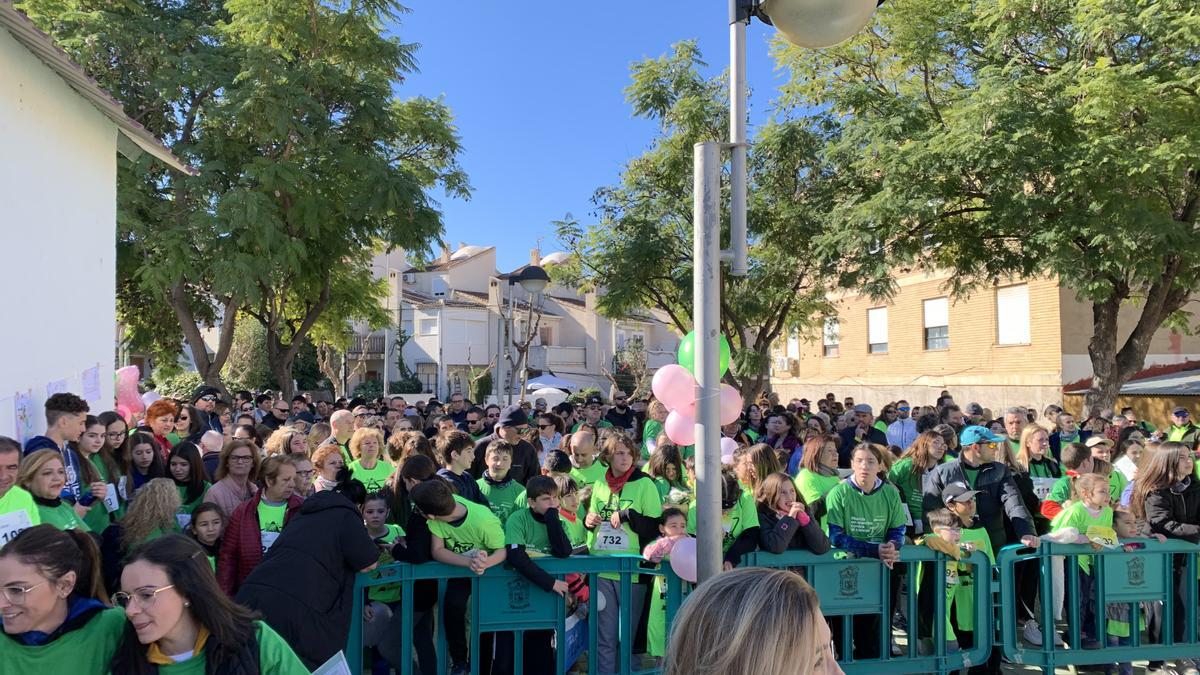 Marea verde contra el cáncer en Los Garres.