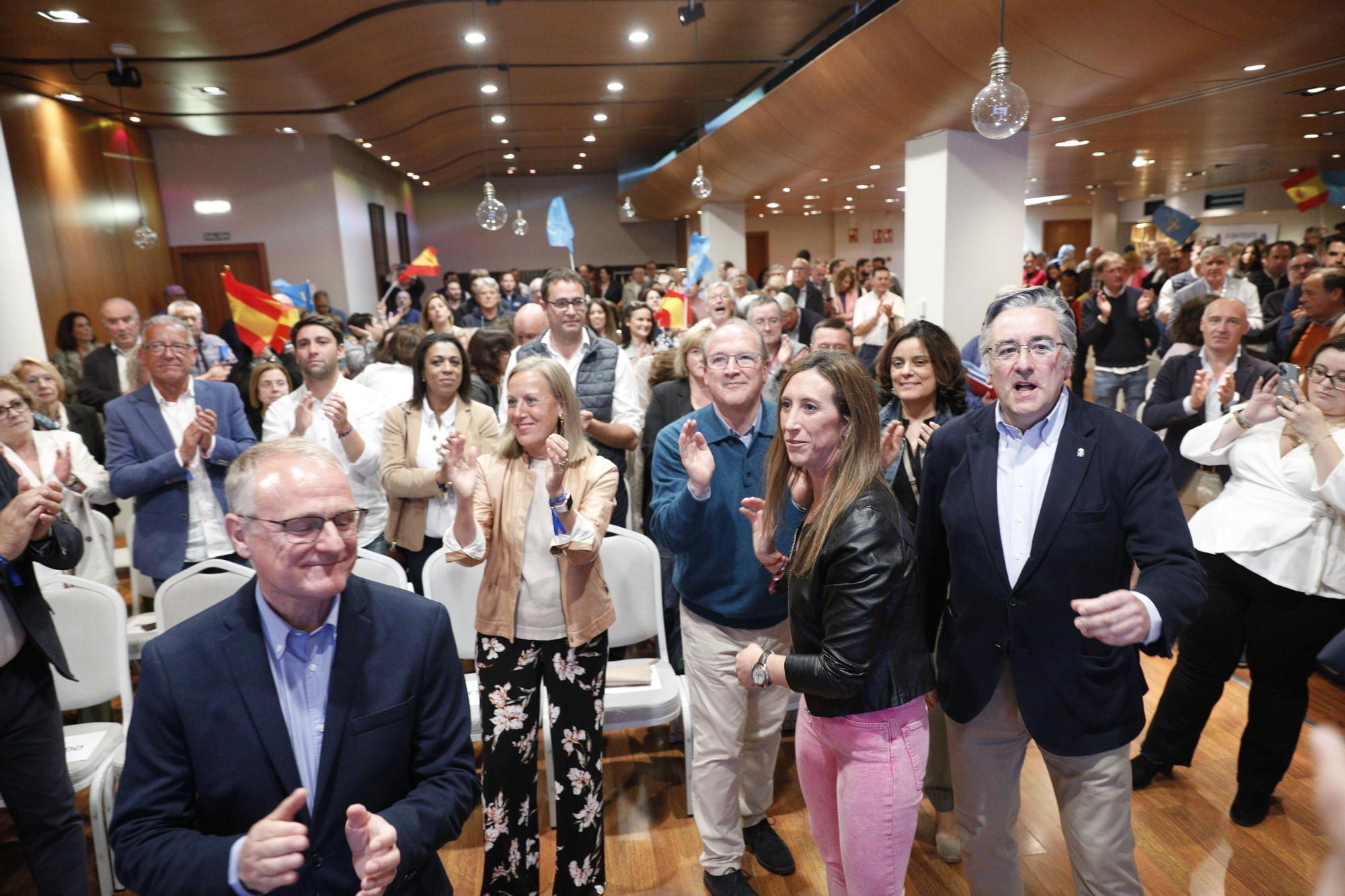 El cierre de campaña del PP en Gijón, en imágenes