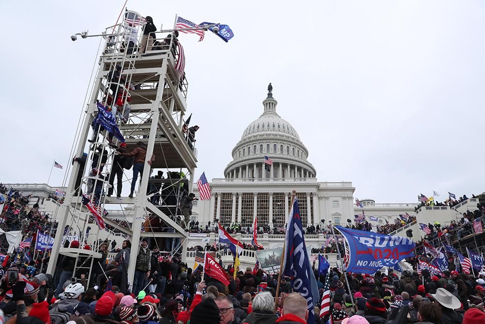 Imágenes del asalto al Capitolio por simpatizantes de Trump