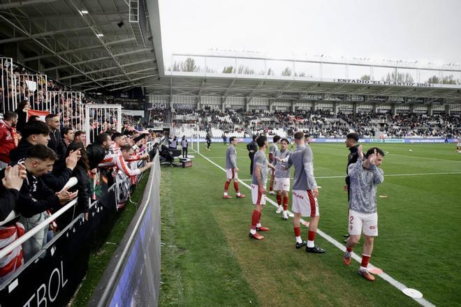 EN IMÁGENES: El Sporting cae derrotado en el último minuto ante el Burgos en El Plantío