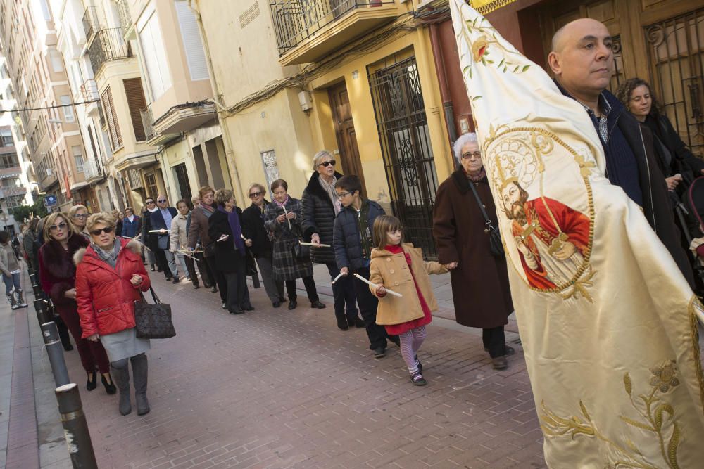 Procesión por San Nicolás en Castelló