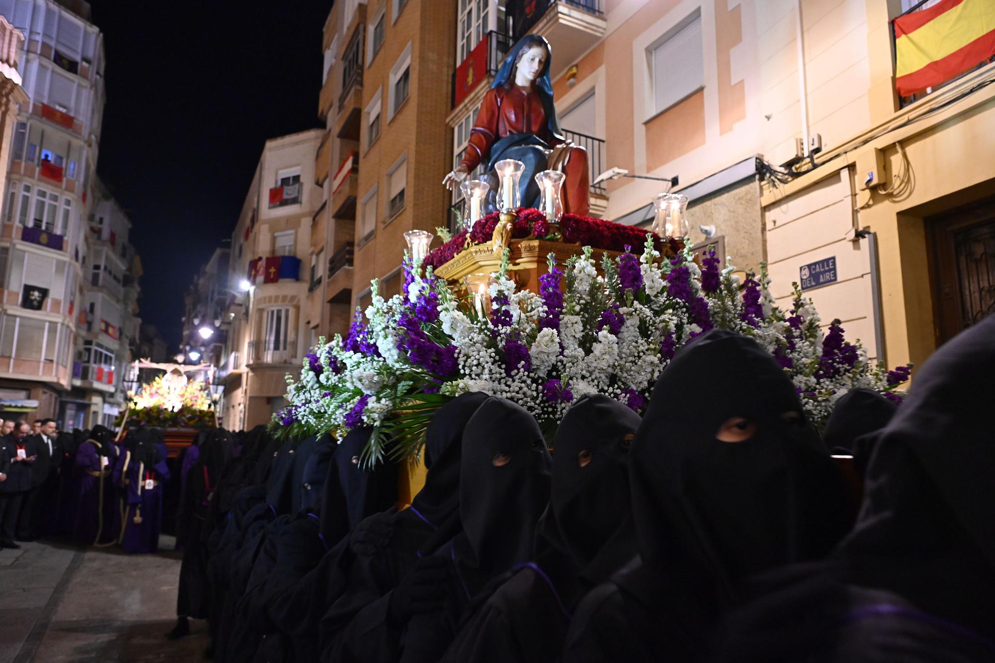 Viacrucis penitencial del Cristo del Socorro en Cartagena