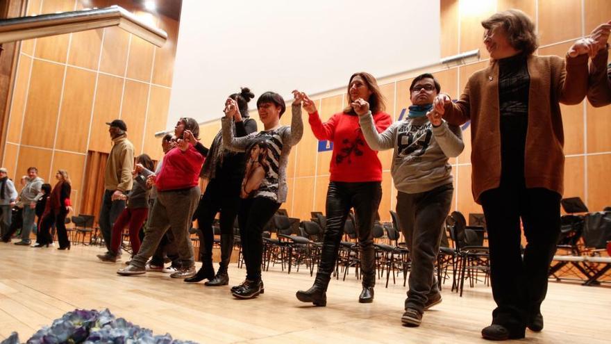 Actores de la asociación Plena inclusión Asturias.