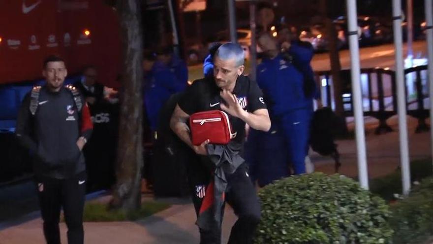 El Atleti se concentra antes del decisivo partido ante el Brujas