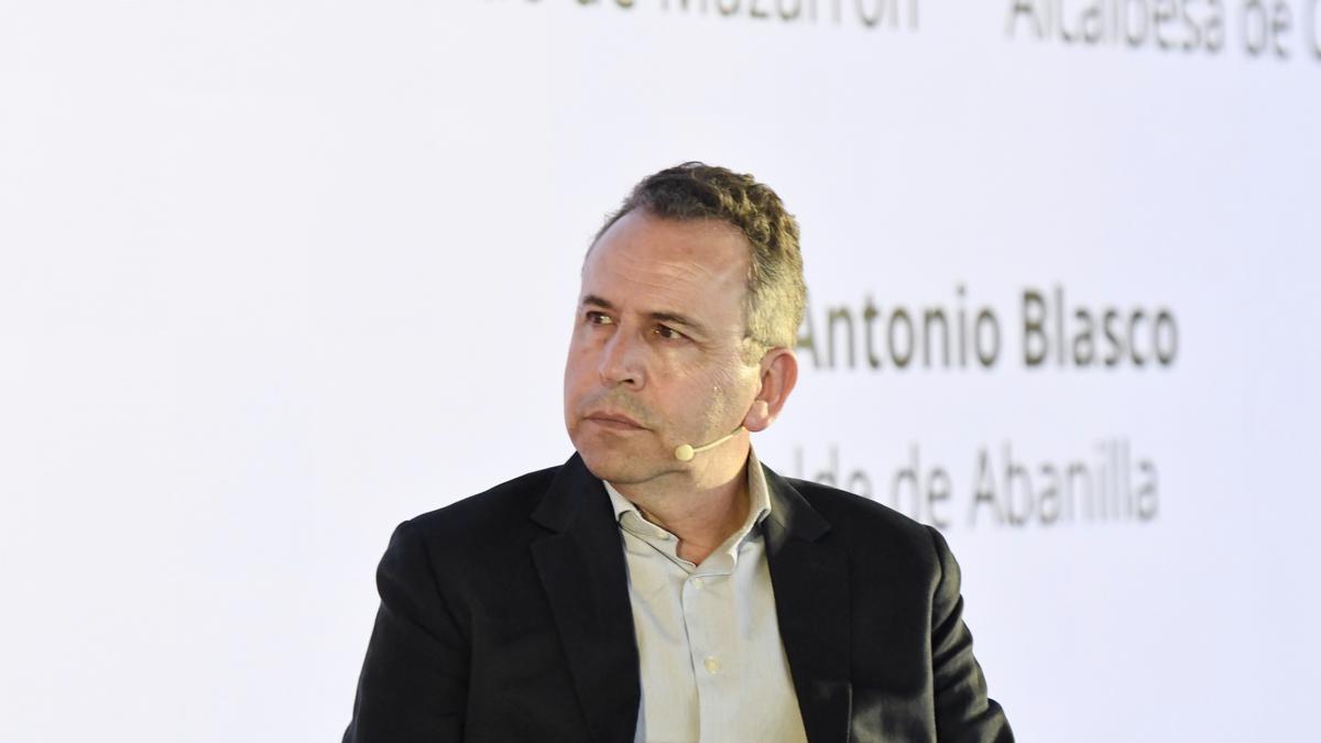 José Antonio Blasco, alcalde de Abanilla, durante el III Foro Municipalismo.