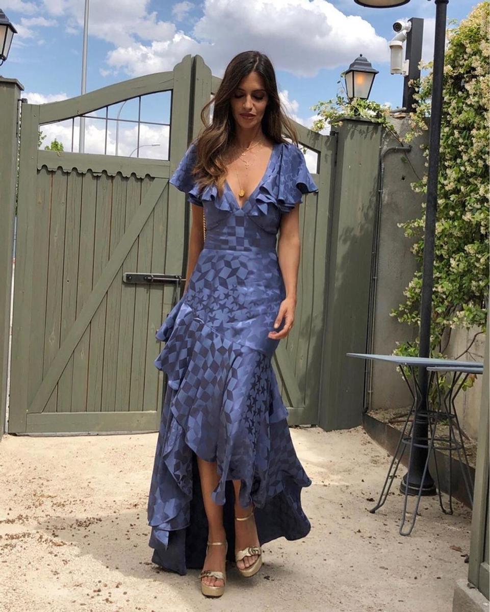 Sara Carbonero con un vestido de Temperley London