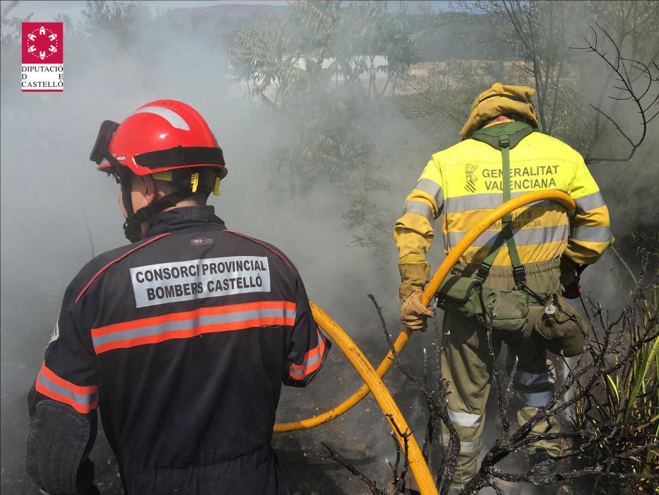 Incendio en Vilafamés