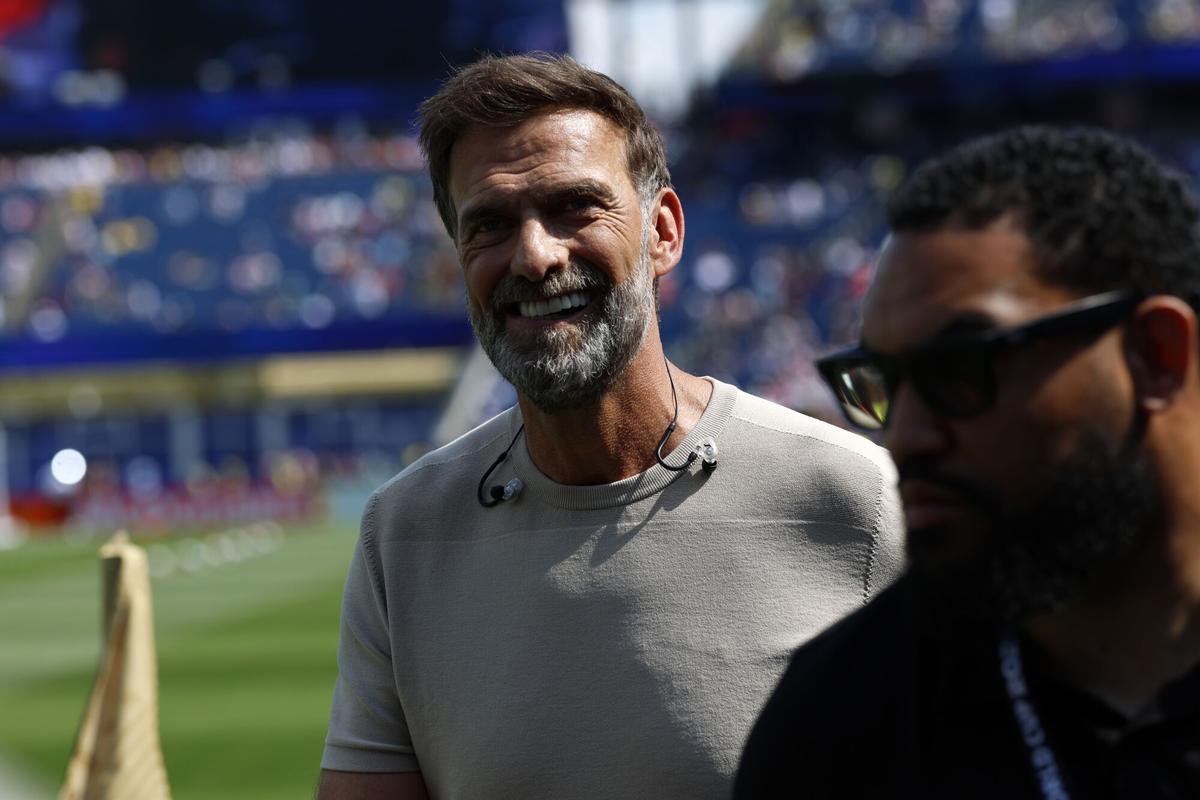 FOXBOROUGH (United States), 29/06/2026.- Jurgen Klopp, head of global soccer for Red Bull and former soccer manager, attends the FIFA World Cup 2026 Round of 32 match Germany against Paraguay, in Boston, Massachusetts, USA, 29 June 2026. (Mundial de Fútbol, Alemania) EFE/EPA/GREG COOPER