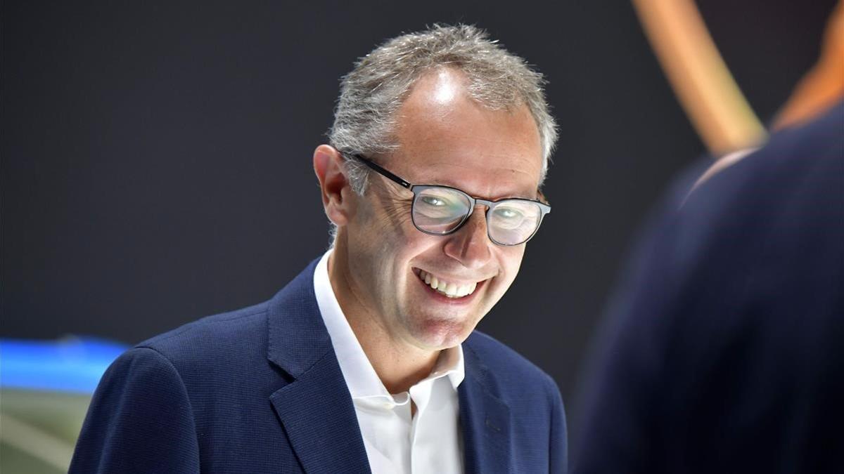 Stefano Domenicali, en el 2019, en un acto como CEO de Lamborghini.