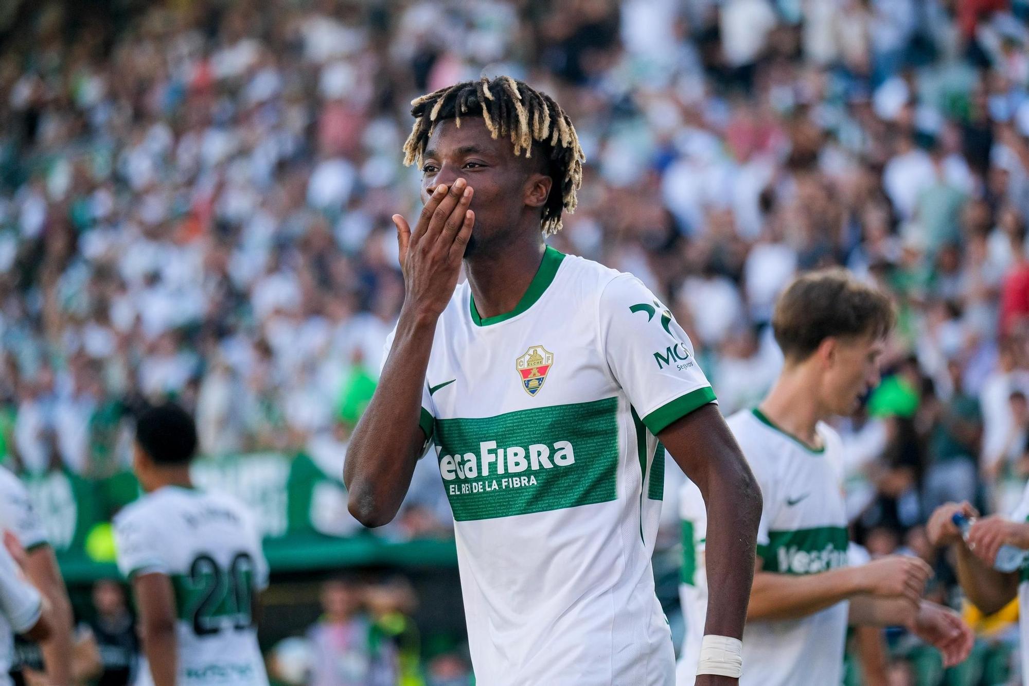 Las imágenes del Elche-Celta