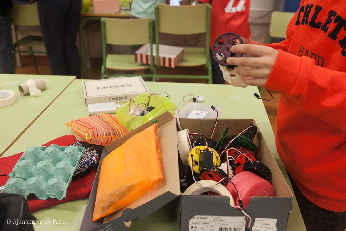 Taller de robótica en las escuelas de Parets