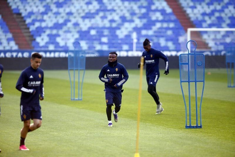 Entrenamiento del Real Zaragoza, 24 de noviembre