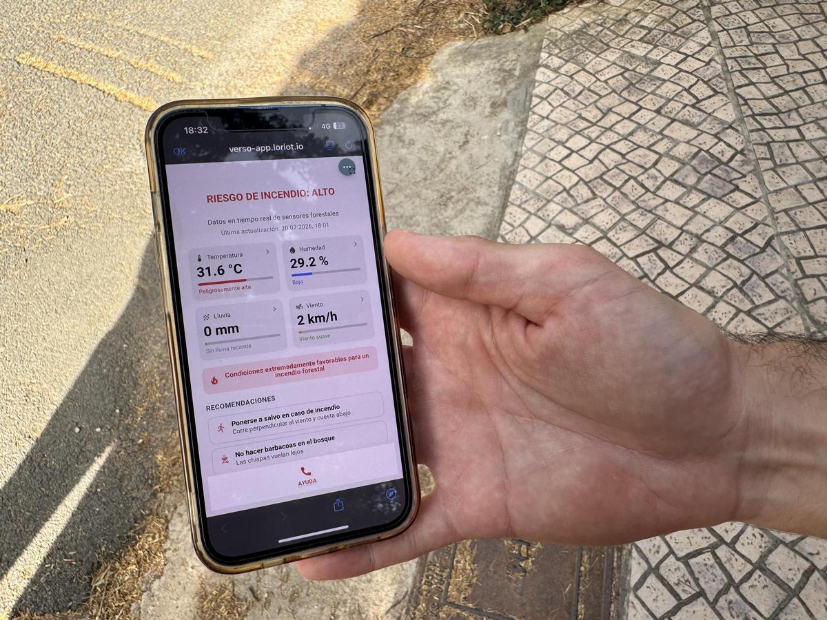 Variables que registran los sensores instalados en la Font Roja