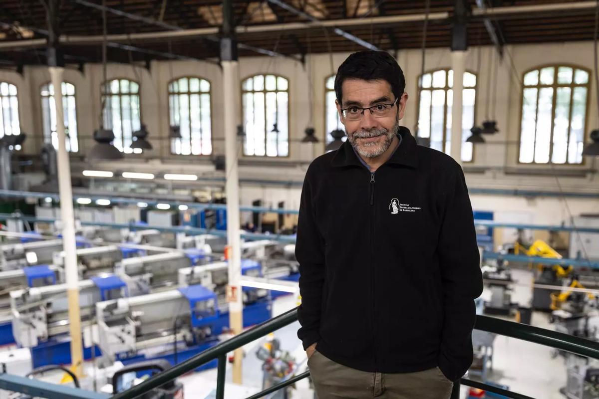 El subdirector del Institut Escola del Treball de Barcelona, Sergio Gómez.