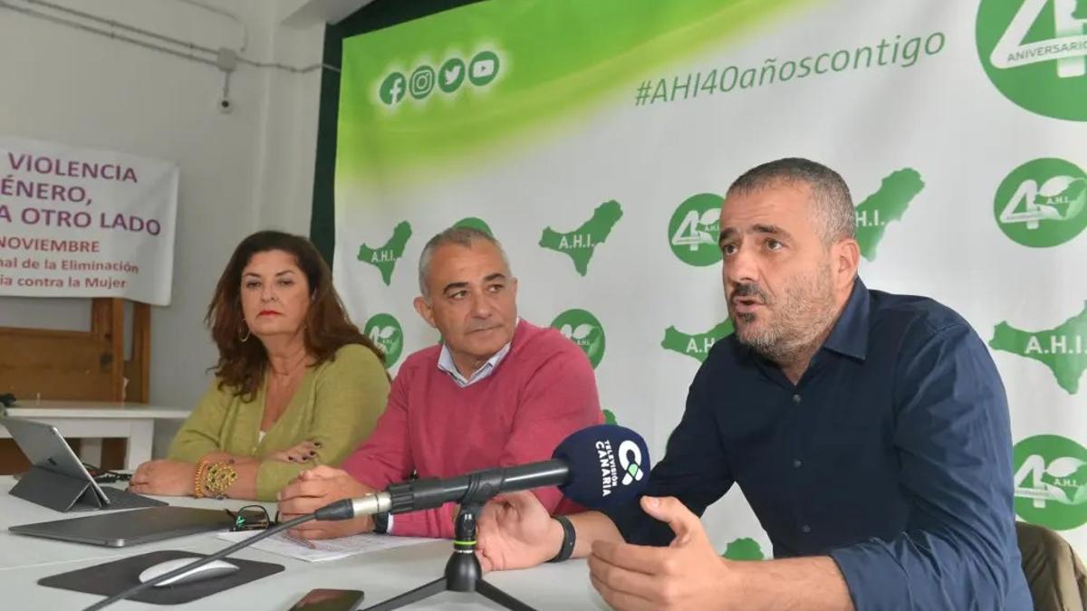 Belén Allende, Javier Armas y Julio Reboso