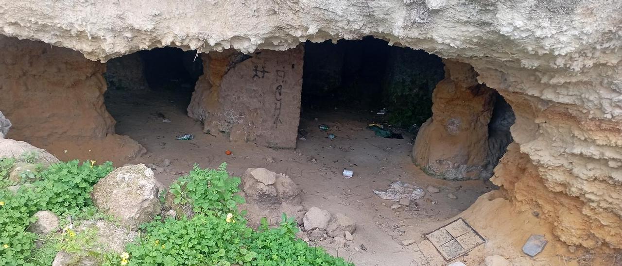 El eremitorio de los siglos VII-IX de Churriana, esta semana.