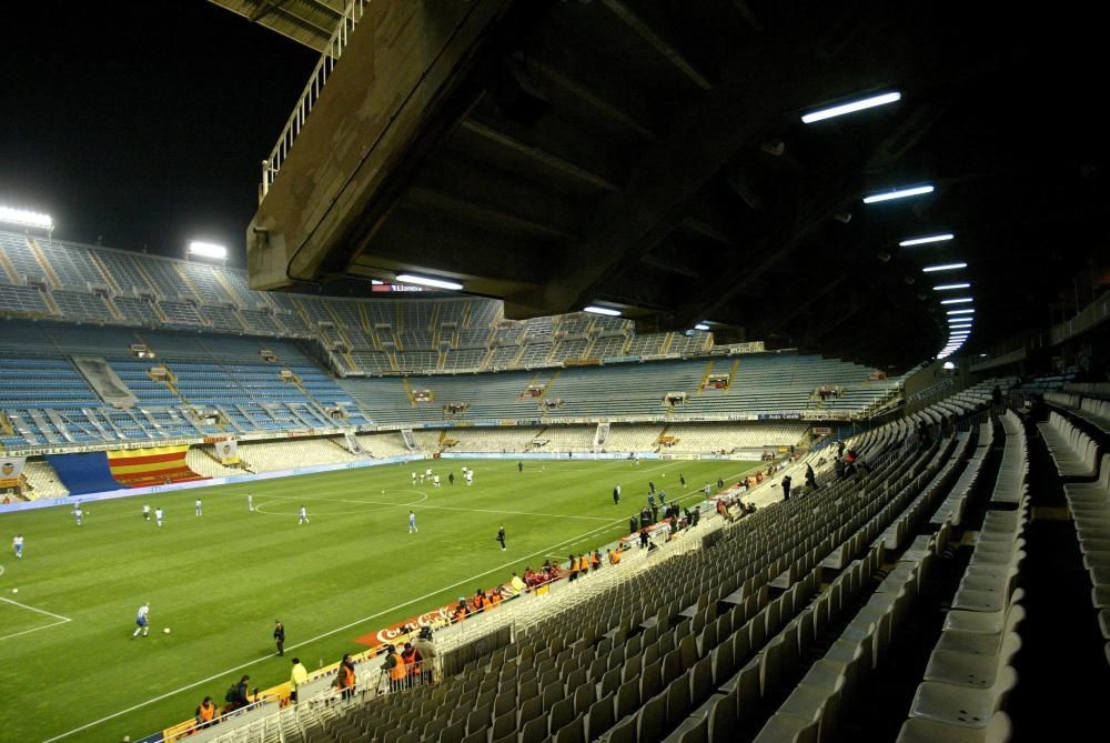 Así fue el último partido del Valencia sin público