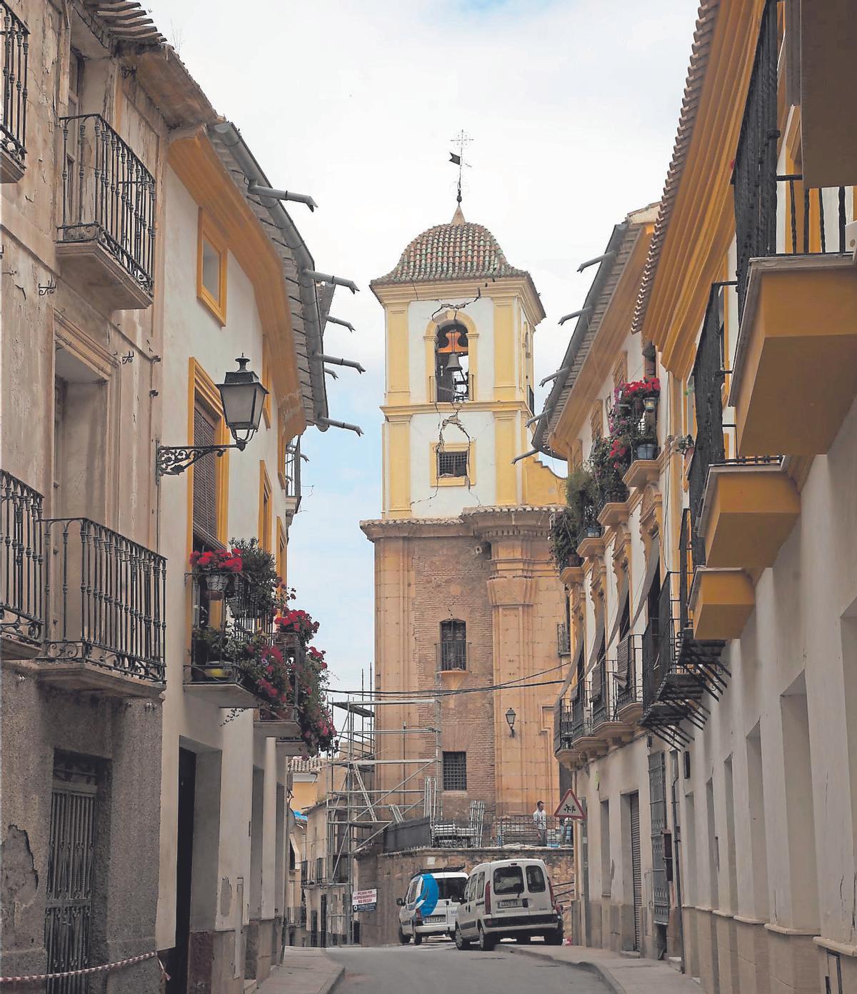 La torre de la Iglesia de Santiago.