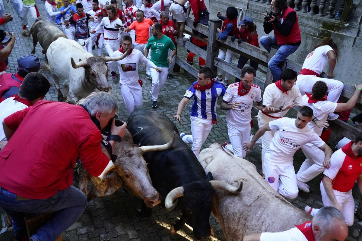 Primer encierro de los Sanfermines 2022