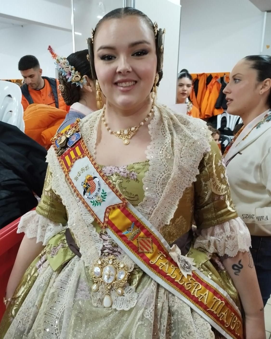 Marta Pedrós, fallera mayor de Taüt.