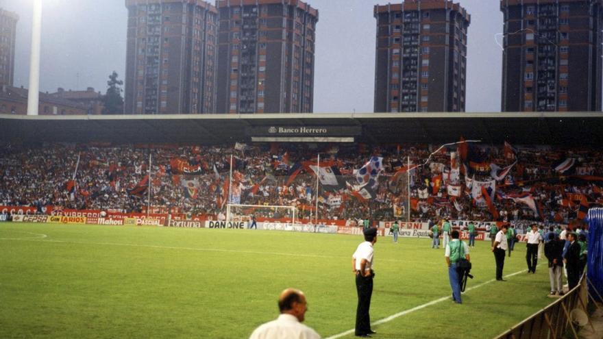 35 años del "Ma se ghe penso" en el Tartiere y del golazo de Bango para la primera victoria del Real Oviedo en UEFA