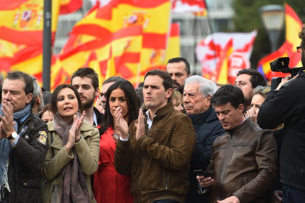 Las imágenes de la concentración en Madrid.