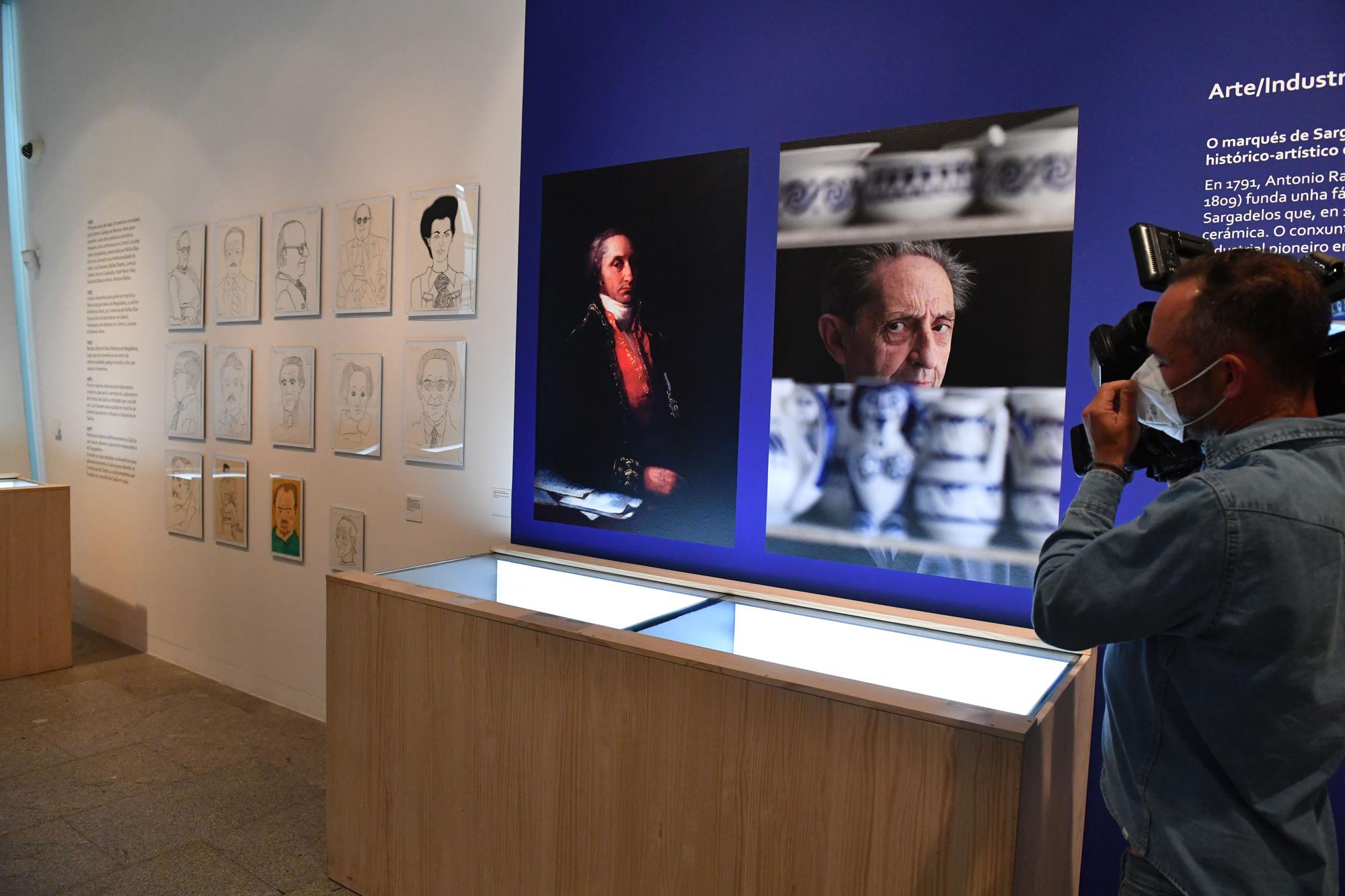 Inauguración de la exposición 'As miradas de Isaac' en la sede de Afundación