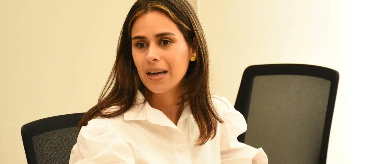 La congresista colombiana Ángela Vergara