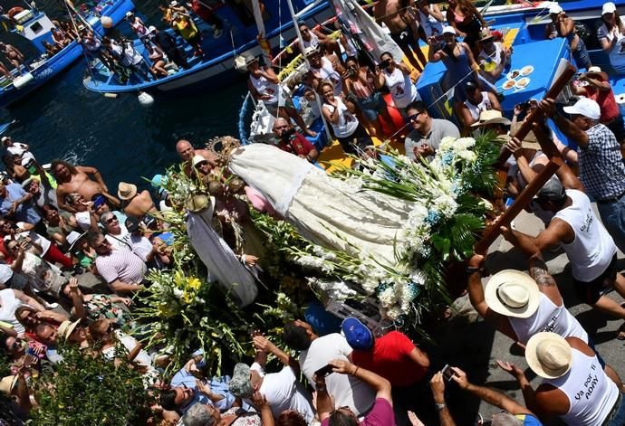 Encuentro de las vírgenes del Carmen de Arguineguín y Playa de Mogán