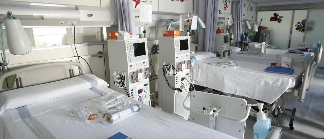 Una de les habitacions de l’àrea pediàtrica oncològica de l’hospital Vall d’Hebron.