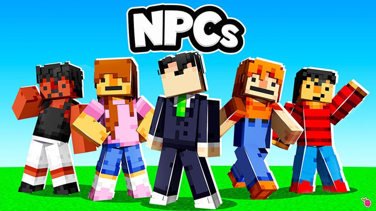 Personajes NPC (no jugables), del popular videojuego Minecraft.