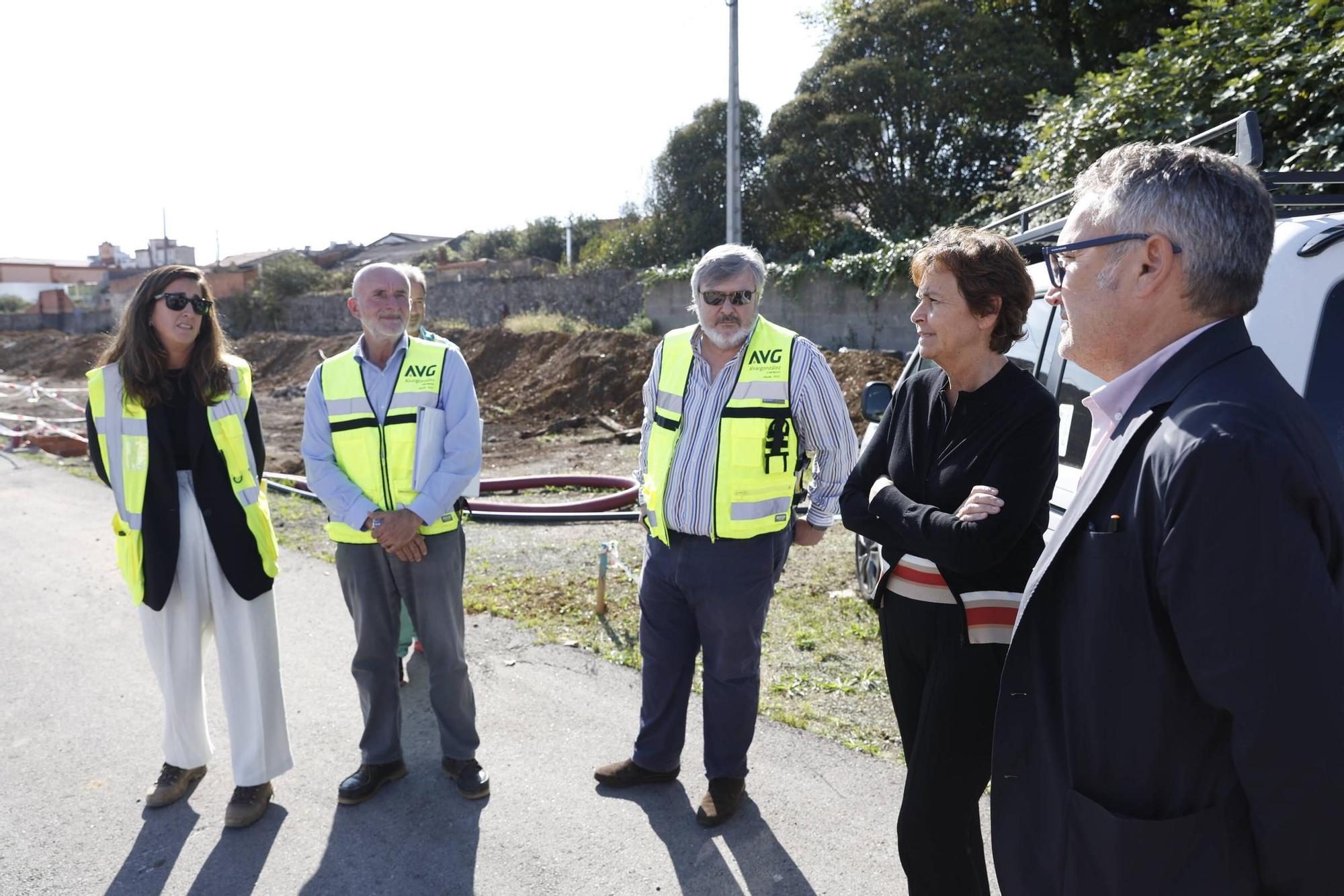 Así avanzan los trabajos en los terrenos de Naval Gijón (en imágenes)
