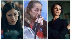 Úrsula Corberó como Rosa Peral, la autora del crimen de la cabeza de Castro Urdiales que acaba de adaptar Newtral y Najwa Nimri como Aurora Rodríguez en La virgen roja.