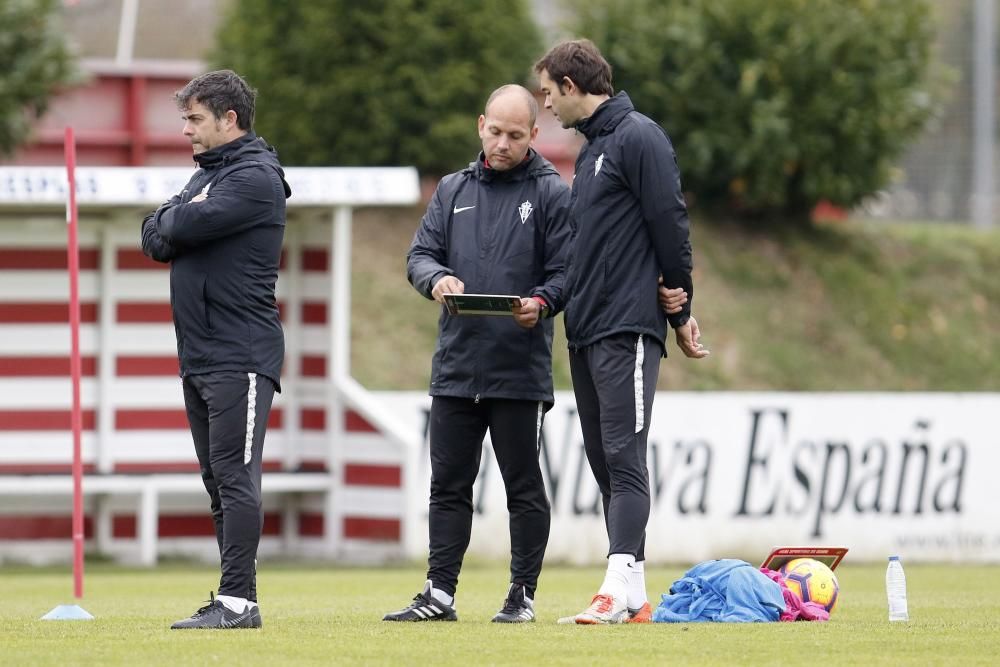 Entrenamiento del Sporting