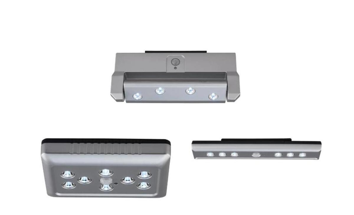 Lampara LED con sensor de movimiento.