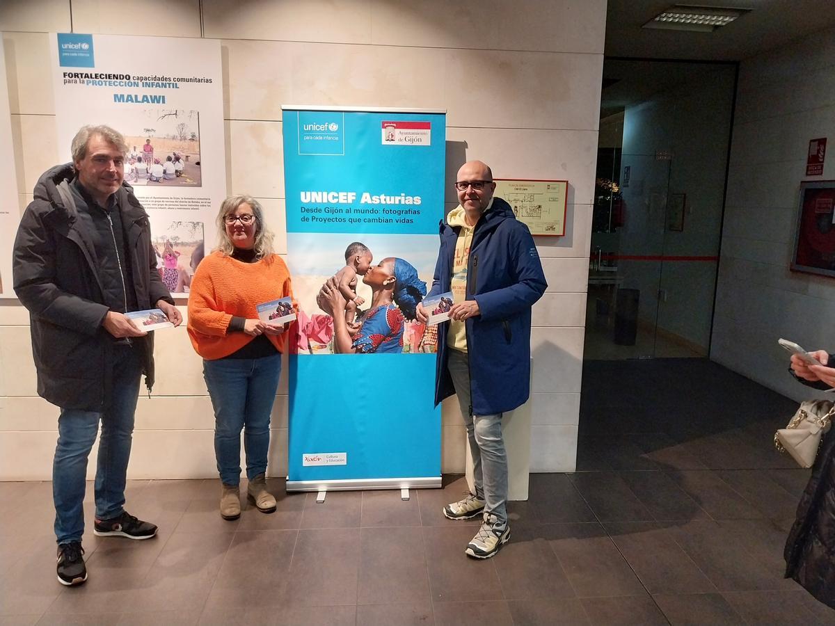 Por la izquierda, Nacho Calviño, Verónica Rodríguez y Luis Alberto Fernández.