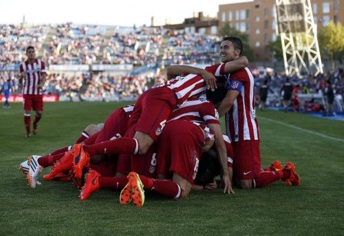 Imágenes del partido entre el Getafe y el Atlético de Madrid.