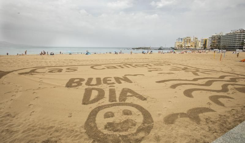 13.08.18. Las Palmas de Gran Canaria. Playa de Las Canteras . Foto Quique Curbelo  | 13/08/2018 | Fotógrafo: Quique Curbelo