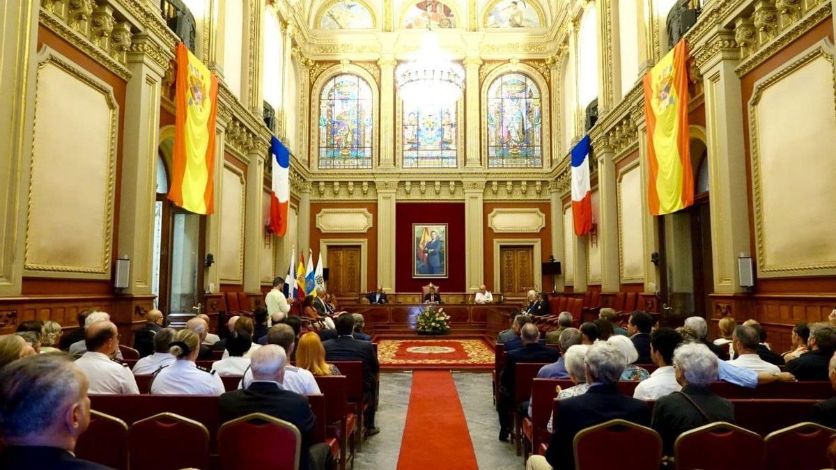 Un momento del acto.