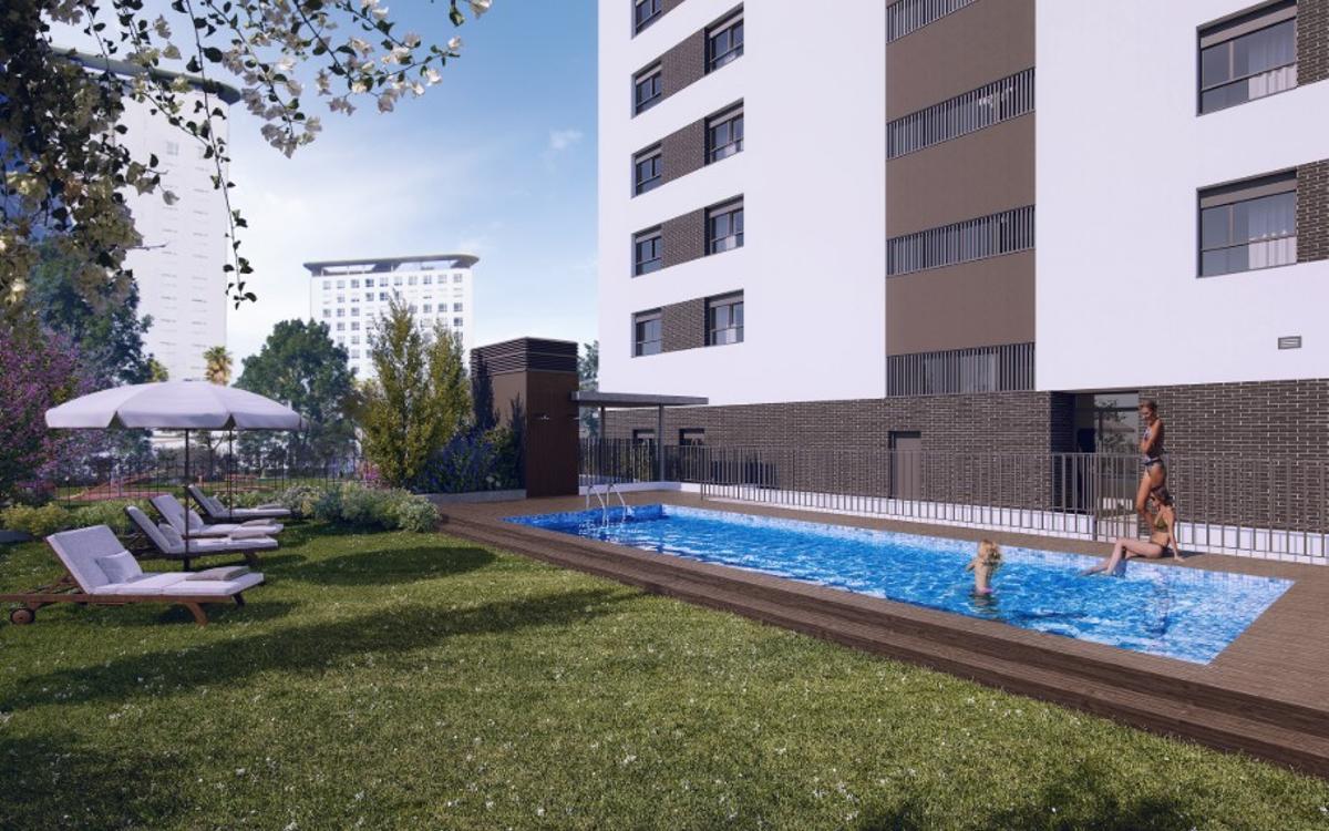 Lyra Residencial cuenta con piscinas comunitarias y zonas verdes