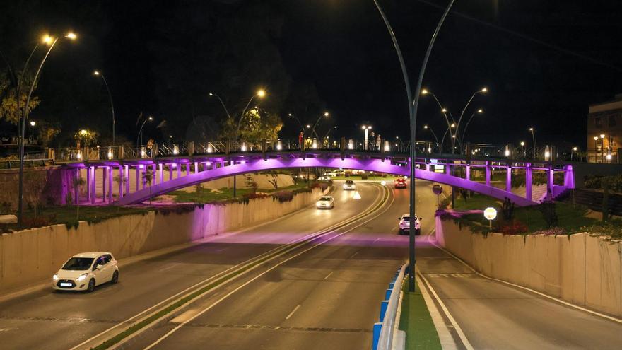 El Puente de la Torta de Lorca estrena iluminación para Semana Santa