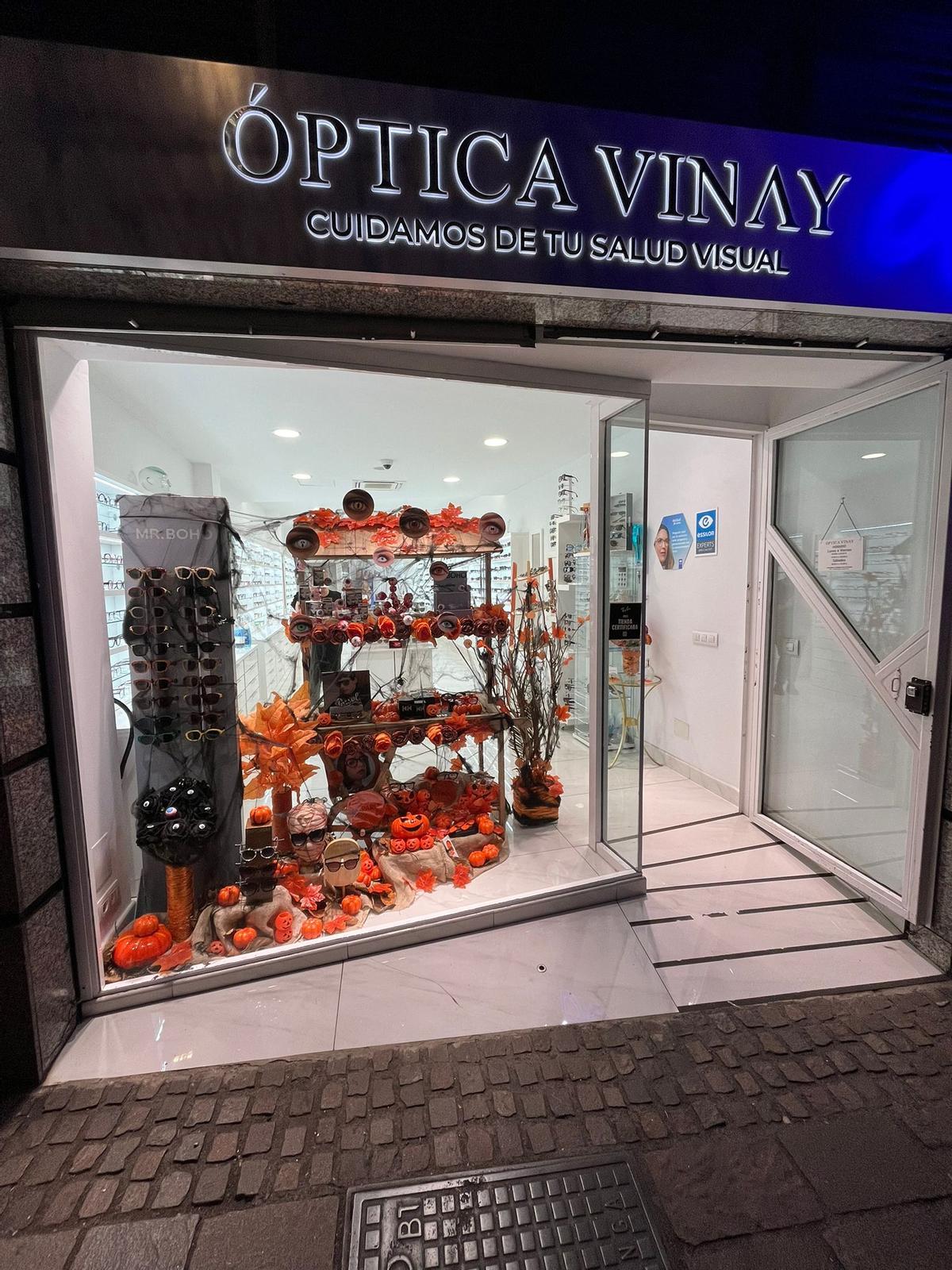 Este es el escaparate ganador del concurso convocado con motivo de Halloween.