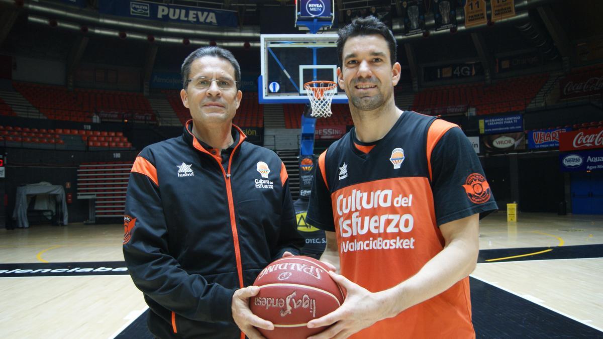 Pedro Martínez i Rafa Martínez en l'etapa de tots dos a València (2015)