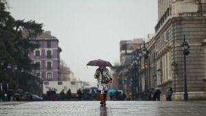 Madrid cuenta las horas para que la borrasca Nuria se desplaza definitvamente del manto peninsular.