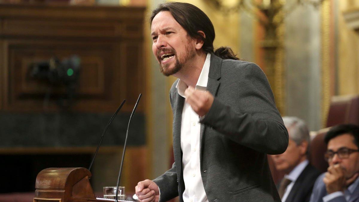 sesion de control al gobierno  interviene pablo iglesias