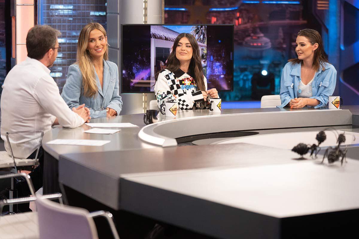 María Pombo, Dulceida y Laura Escanes con Pablo Motos