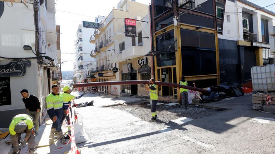 Obras en el West de Sant Antoni. | V.M.